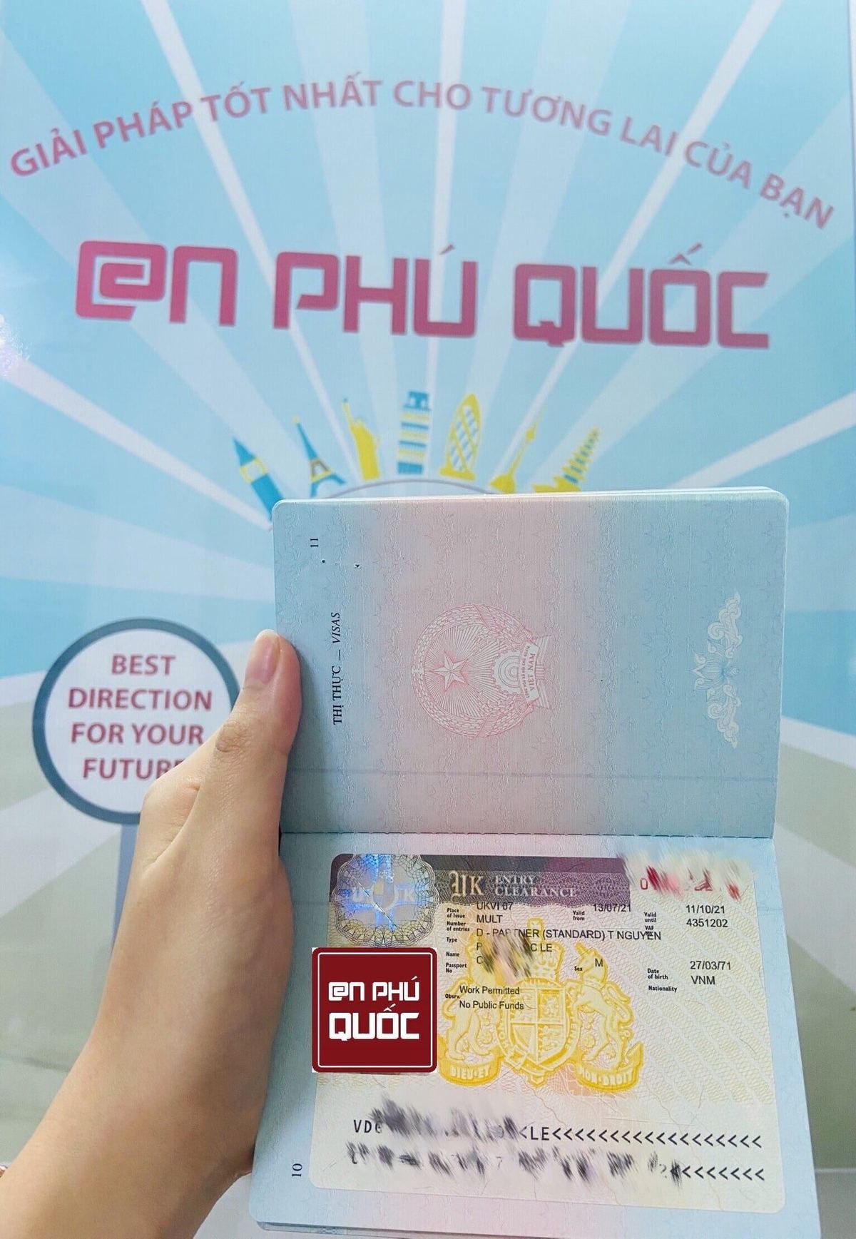 ĐIỀU KHÔNG TƯỞNG TRỞ THÀNH HIỆN THỰC, TẤM VISA ĐỊNH CƯ ANH QUỐC DIỆN KẾT HÔN