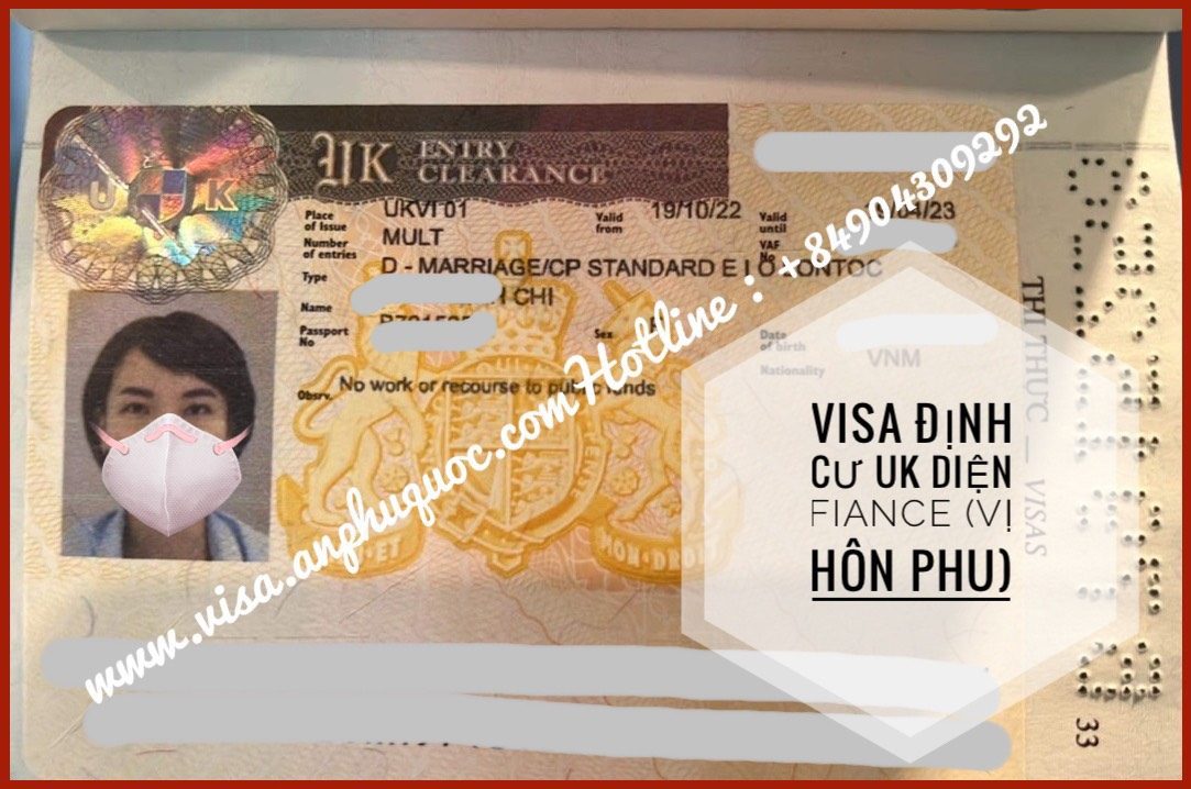 VISA ĐỊNH CƯ UK DIỆN FIANCE GIÚP CÔ GÁI TRẺ TỪ ĐÀ NẴNG QUA UK VỚI BẠN TRAI