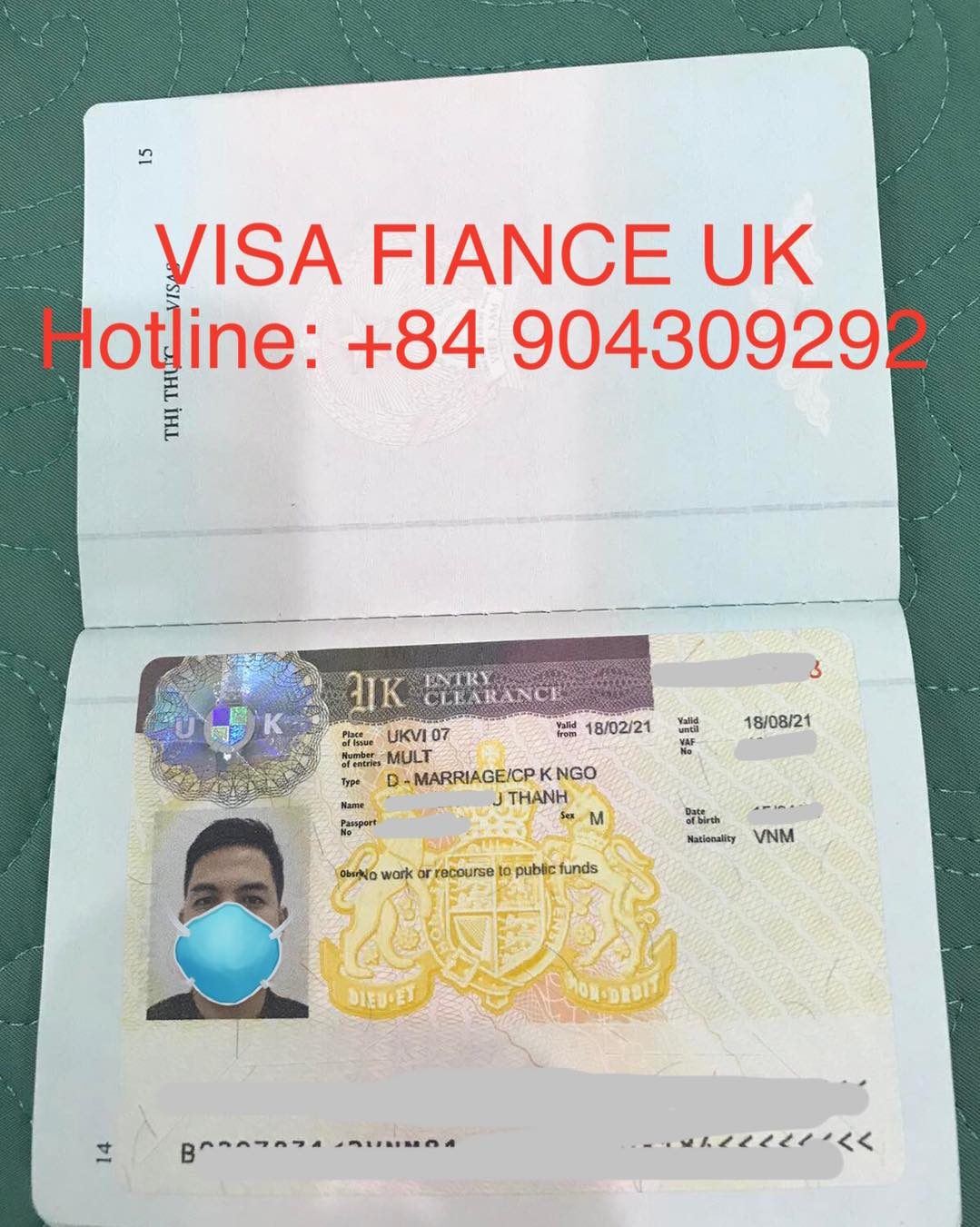 GIẢI PHÁP CHO CÁC CẶP TÌNH NHÂN ĐỊNH CƯ UK TRONG MÙA COVID