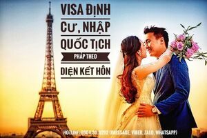 VISA BẢO LÃNH VỢ HOẶC CHỒNG CỦA NGƯỜI NƯỚC NGOÀI CƯ TRÚ TẠI PHÁP