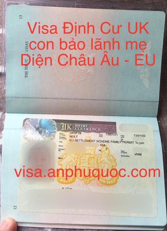 CON GÁI ĐÓN MẸ SANG ANH ĐỊNH CƯ THÀNH CÔNG