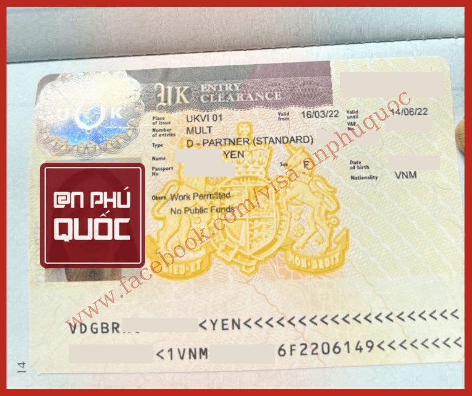VISA ĐỊNH CƯ UK DIỆN VỢ CHỒNG - KHÔNG CẦN THI TIẾNG ANH