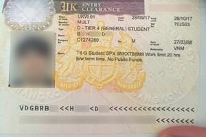 " CỨU NGUY" VISA DU HỌC ANH TRONG GANG TẤC